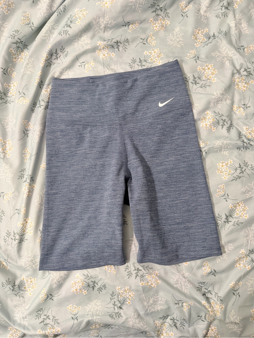 Nike Women's Heather Blue biker shorts XS